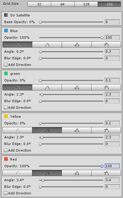 Splat Map Generator Component Settings